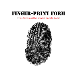 Zimbabwe Police Clearance - Finger Print Forms