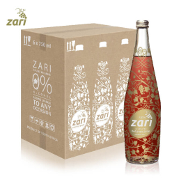 Zari Non-Alcoholic Sparkling Red - Screw-cap  (Case:x6)