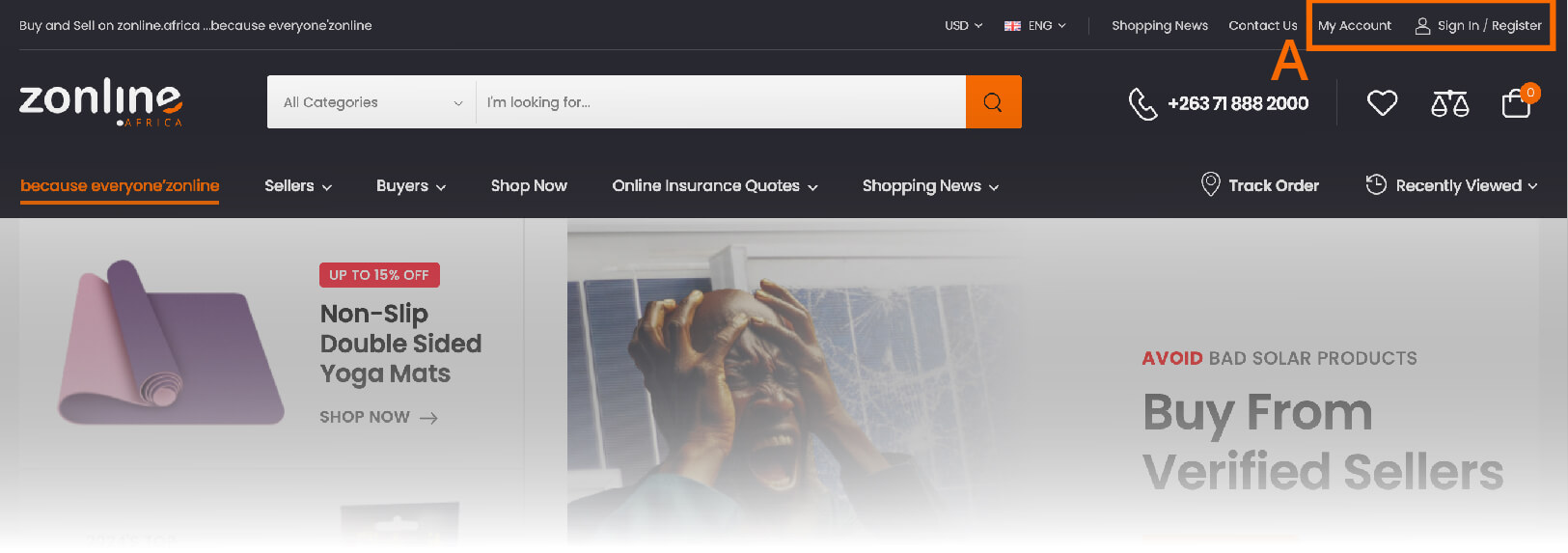 logging into your zonline seller dashboard