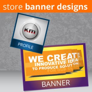 store profile banner design service khuyamedia