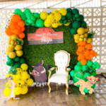 Hedge wall backdrop harare party company
