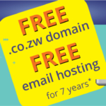 Get Free Hosting and Free .co.zw Domain for 7 Years!