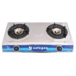 2 Burner Auto Ignition Stainless Steel Cooker