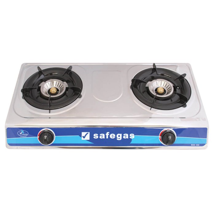 2 Burner Auto Ignition Stainless Steel Cooker 2 Burner Auto Ignition Stainless Steel Cooker
