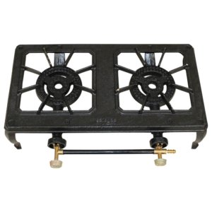 2 Burner Cast Iron Boiling Table