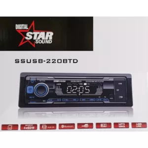 SSUSB-220BTD Car Radio Supa Car Sounds