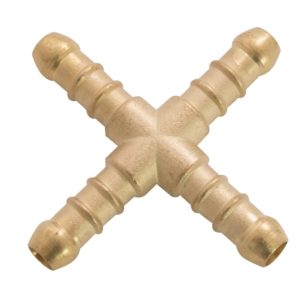 Brass “X” Connector 8mm CONBX001