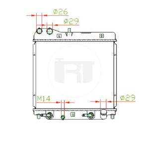 Honda Fit GD1 Short Radiator AT JAZZ L12A