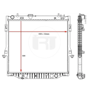 Isuzu DMax 2.5-3.0 2012 Radiator MT