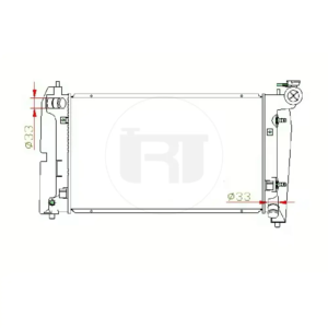 Toyota Runx Alex Bubble Radiator - ZZE12 AT