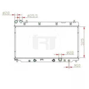 Honda Fit GD1 Radiator Long AT