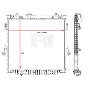 Isuzu DMax 2.5-3.0 2012 Radiator MT