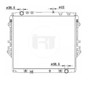 Toyota Hilux Revo Radiator - D 2016 AT