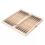 Wood Backgammon Board Game Chess Checkers