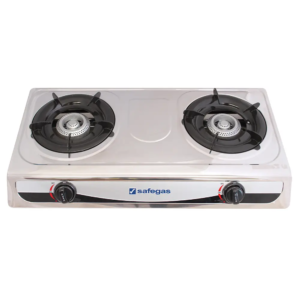 2 Burner Auto Ignition Stainless Steel Cooker
