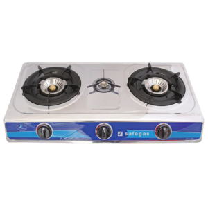 3 Burner Auto Ignition Stainless Steel Cooker