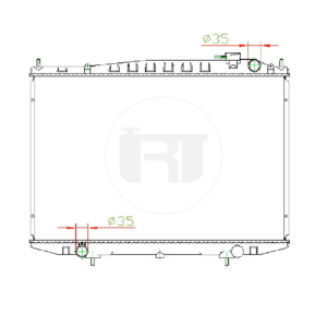 Nissan HardBody Radiator 2.7D MT