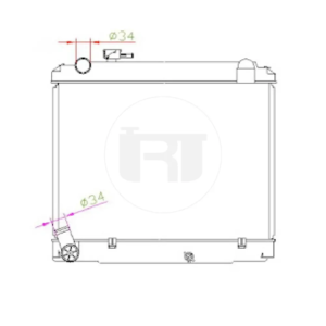 Toyota Dyna 3L Radiator