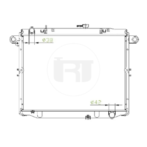 Toyota Land Cruiser Radiator 100 series 2001