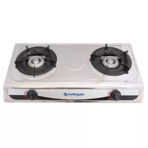 2 Burner Auto Ignition Stainless Steel Cooker
