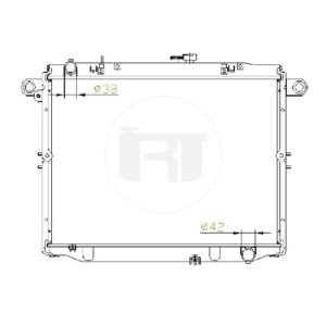 Toyota Land Cruiser Radiator 100 series 2001
