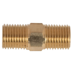 Hex Nipple Brass Fitting