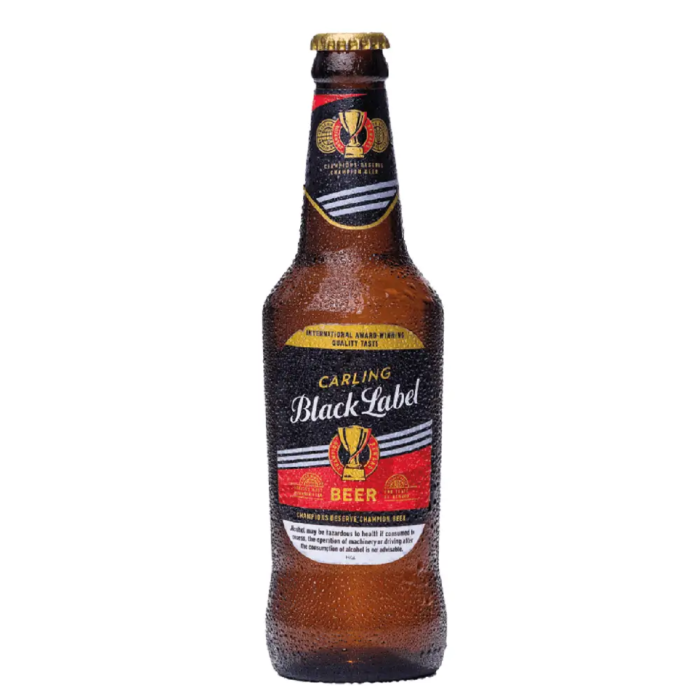 Carling Black Label Beer The Alibi Bar Menu