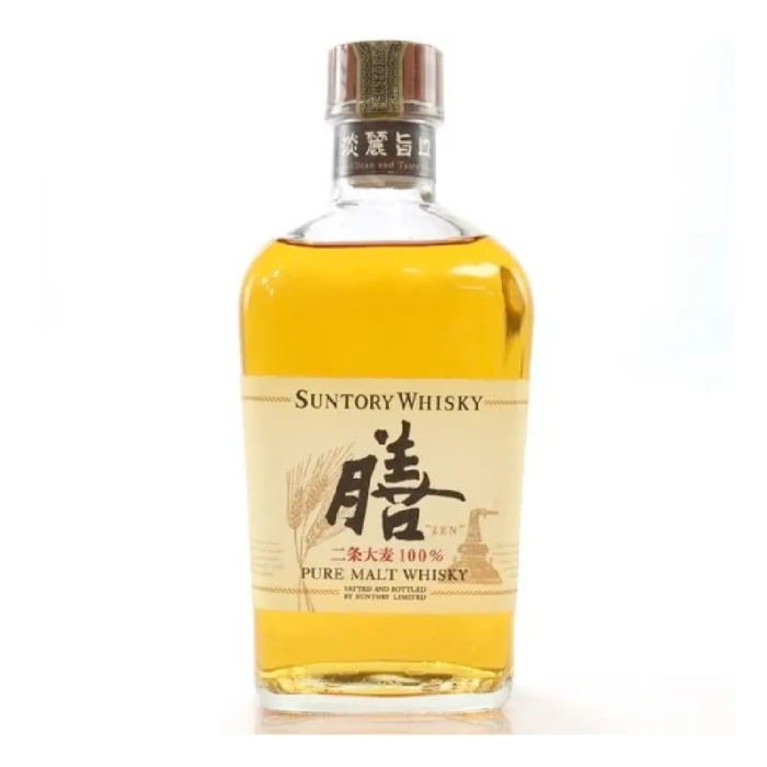 Japanese Suntory Zen Whisky The Alibi Bar Menu
