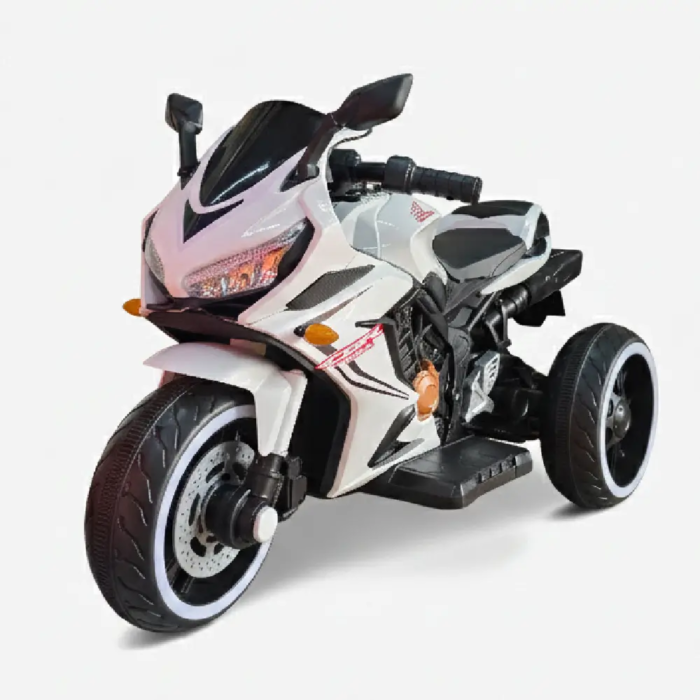 Kids Electric Bike White Turbo Baby Wear Kids Electric Bike White Turbo Baby Wear