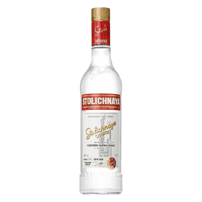 Stolichnaya Vodka The Alibi Bar Menu Stolichnaya Vodka The Alibi Bar Menu