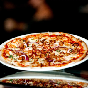 Mozam Chicken Wood Fired Pizza The Alibi Pizza Menu