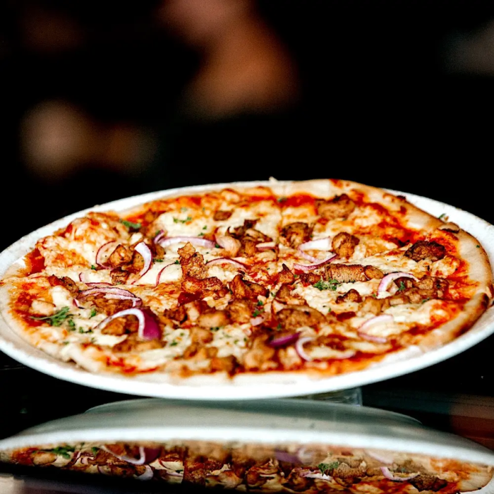 Mozam Chicken Wood Fired Pizza The Alibi Pizza Menu Mozam Chicken Wood Fired Pizza The Alibi Pizza Menu