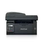 A Pantum M6552NW 4‑in‑1 laser printer with wireless connectivity, capable of printing, copying, scanning, and Wi‑Fi networking