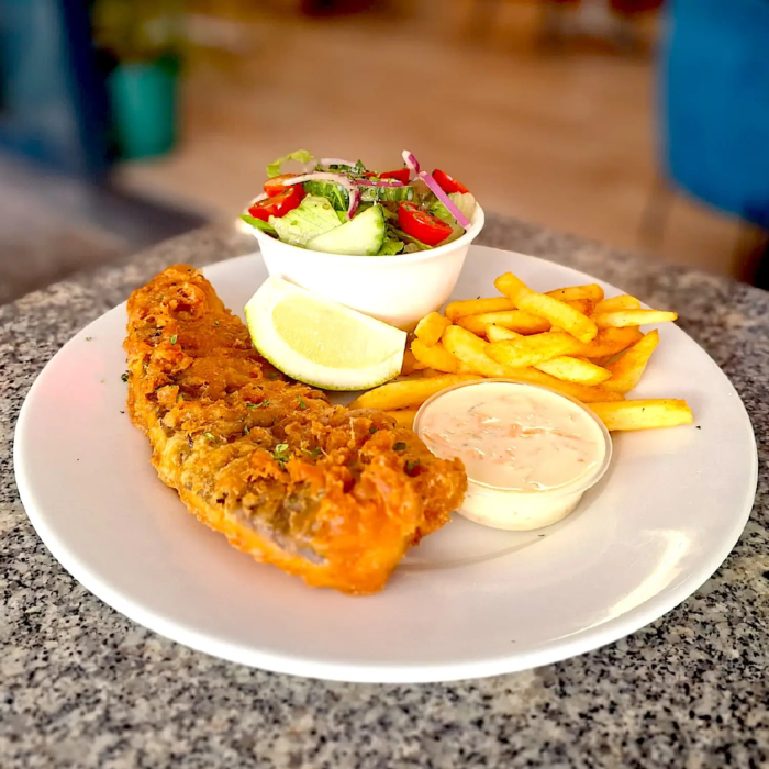 Hake and Salad Harare The Alibi Bar Menu