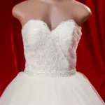 Sleeveless Wedding Gown SBCWG01 closeup