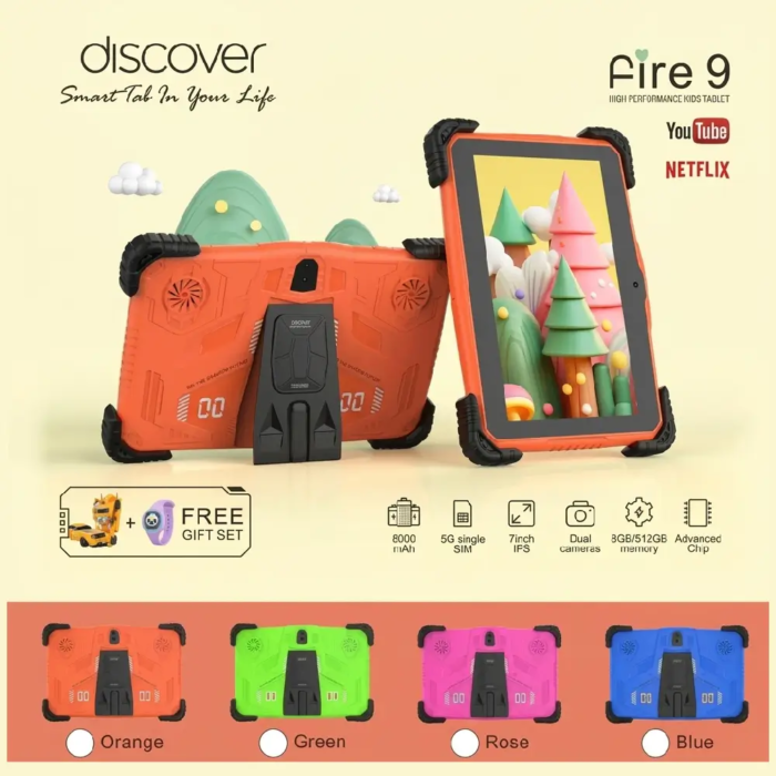 Discover Fire 9 Kids Tablet Zimbabwe Orange