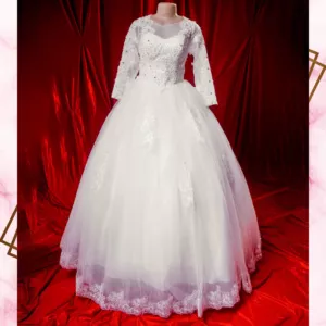 Long Sleeve Wedding Gown SBCWG03
