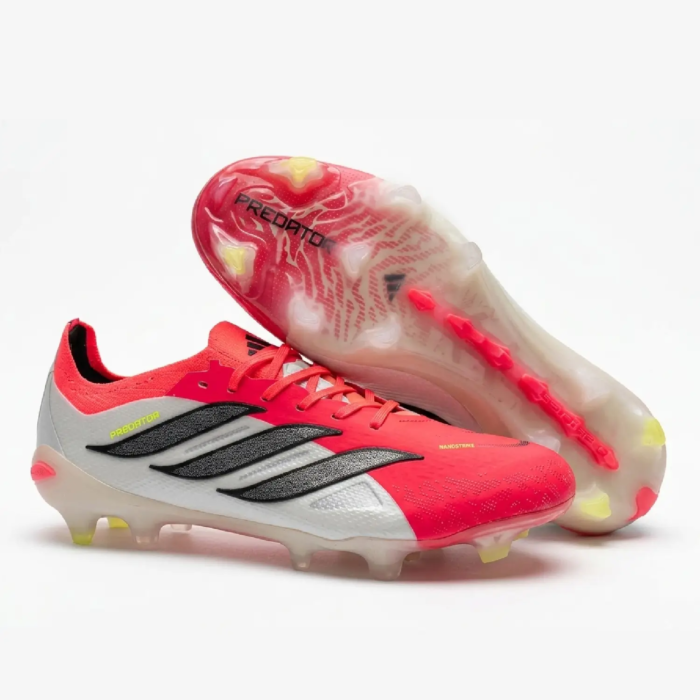 Adidas Predator Elite Fold-Over Tongue Soccer Cleats red