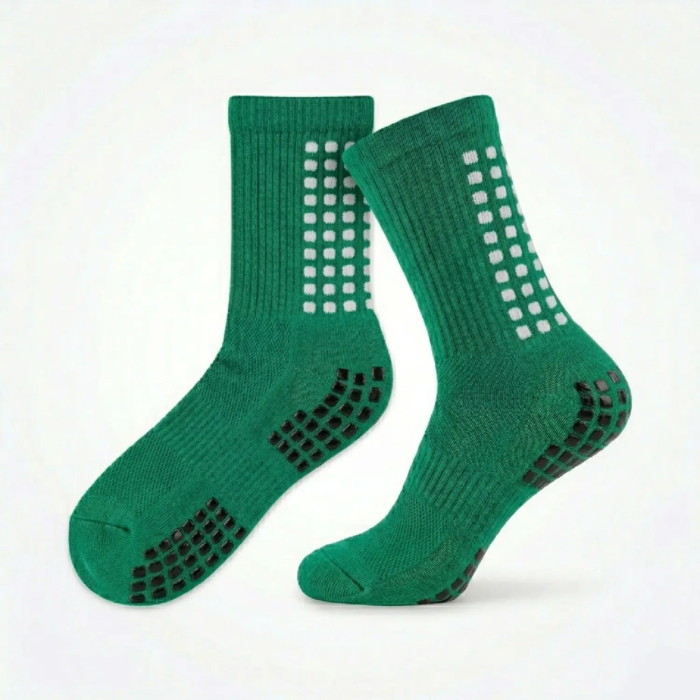 Anti‑Slip Grip Sports Socks Green Anti‑Slip Grip Sports Socks Green