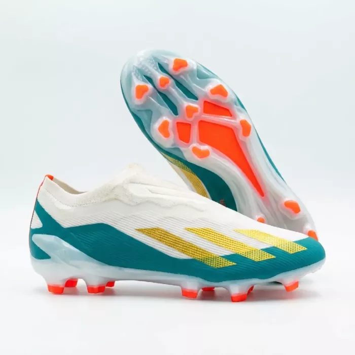 Adidas Adizero Electric Laceless Green Firm Ground Adidas Adizero Electric Laceless Green Firm Ground