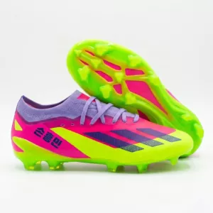 Adidas Adizero Electric Light Green Laceless Firm Ground
