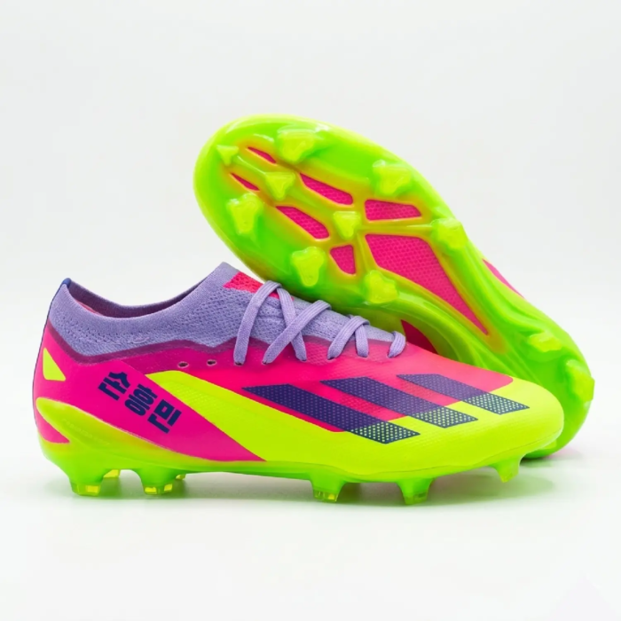 Adidas Adizero Electric Light Green Laceless Firm Ground Adidas Adizero Electric Light Green Laceless Firm Ground