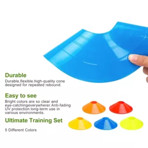 Soccer Cones, Agility Training Disc Cones Flexible
