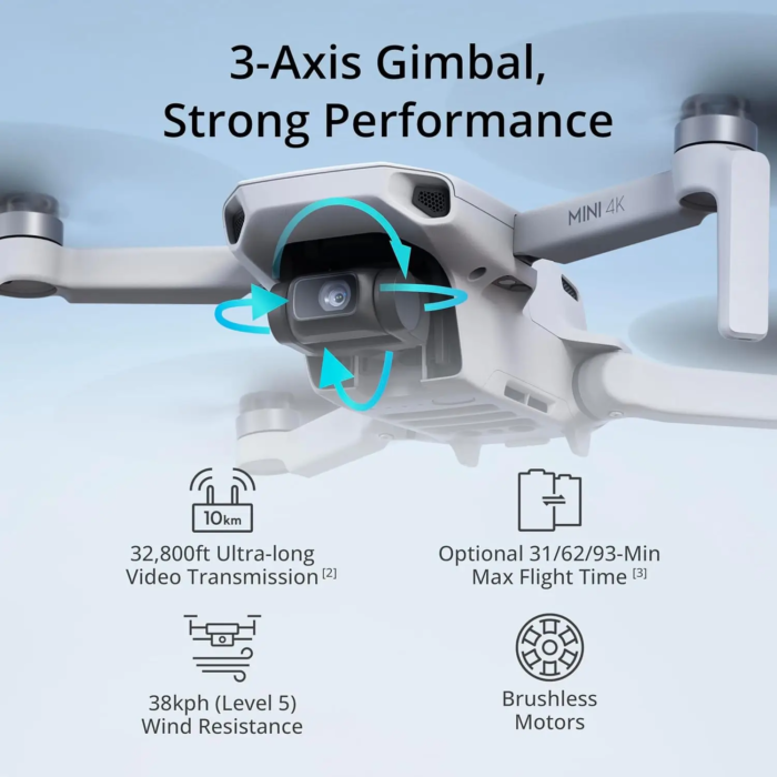 DJI Mini 4K Drone 3Axis Gimbal DJI Mini 4K Drone 3Axis Gimbal