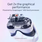 Meta Quest 3S 128GB - 2x graphical performance