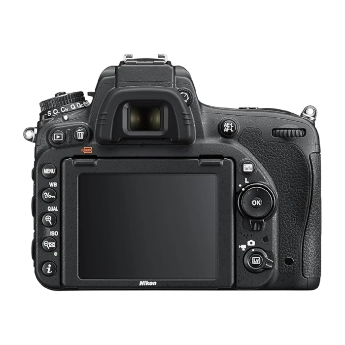 Nikon D750 DSLR Camera with 24-120mm Lens Back view